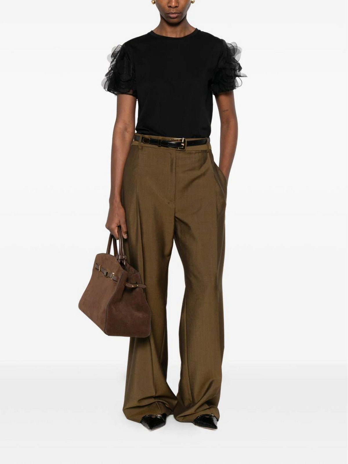 MAX MARA STUDIO T-shirt Donna MSEEDITTI 2616971013600 005 Nero