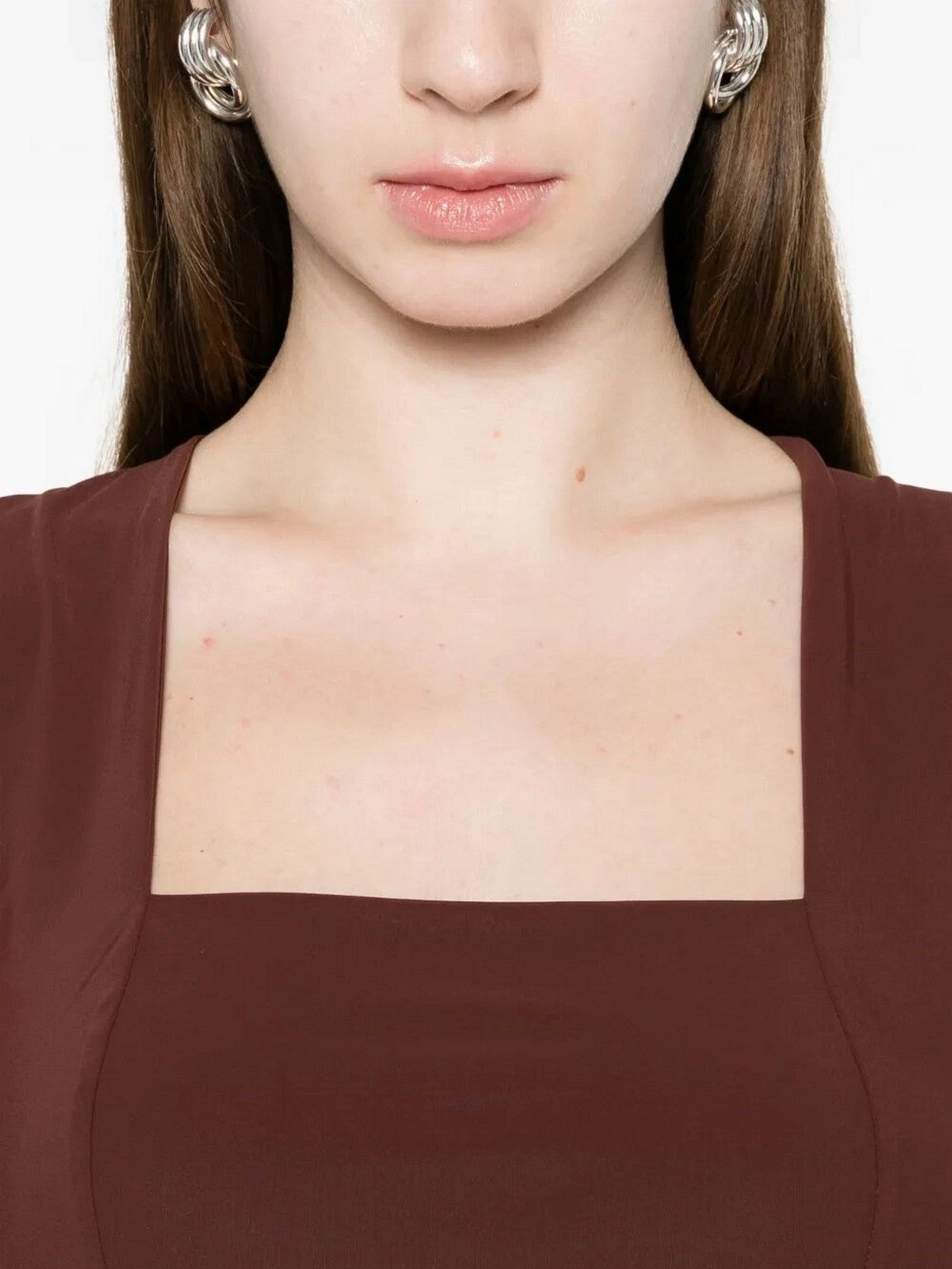 PATRIZIA PEPE Abito Donna  2A3010 JZ26 B887 WOOD BROWN gioboutiqueweb