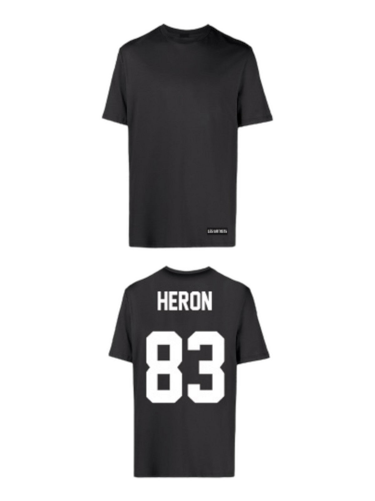 T-shirt Les Artists i męski słup 24sslats576 Czarny