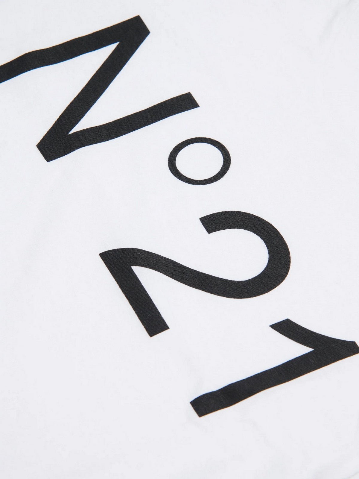 N°21 T-shirt Unisex bambino  N21173 N0153 0N100 WHITE gioboutiqueweb