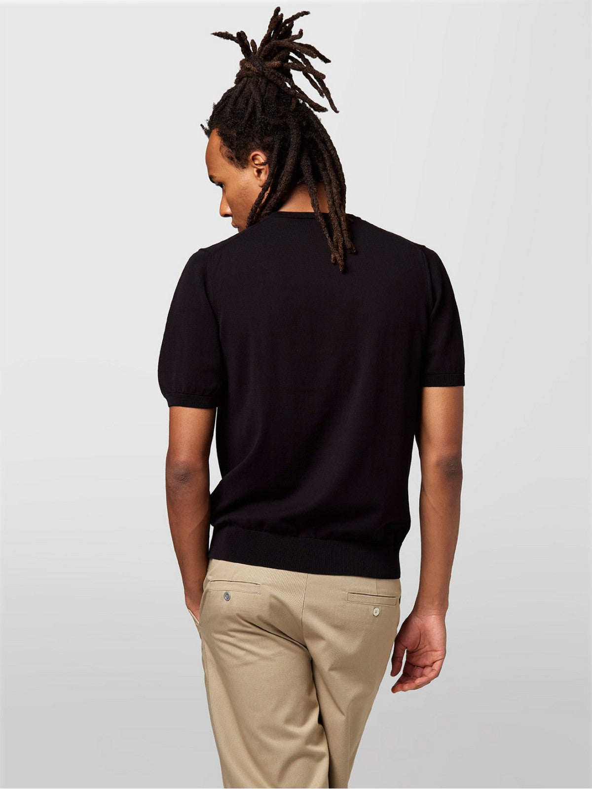 ALPHA STUDIO T-shirt Uomo  AU-5040C 1002 Nero gioboutiqueweb