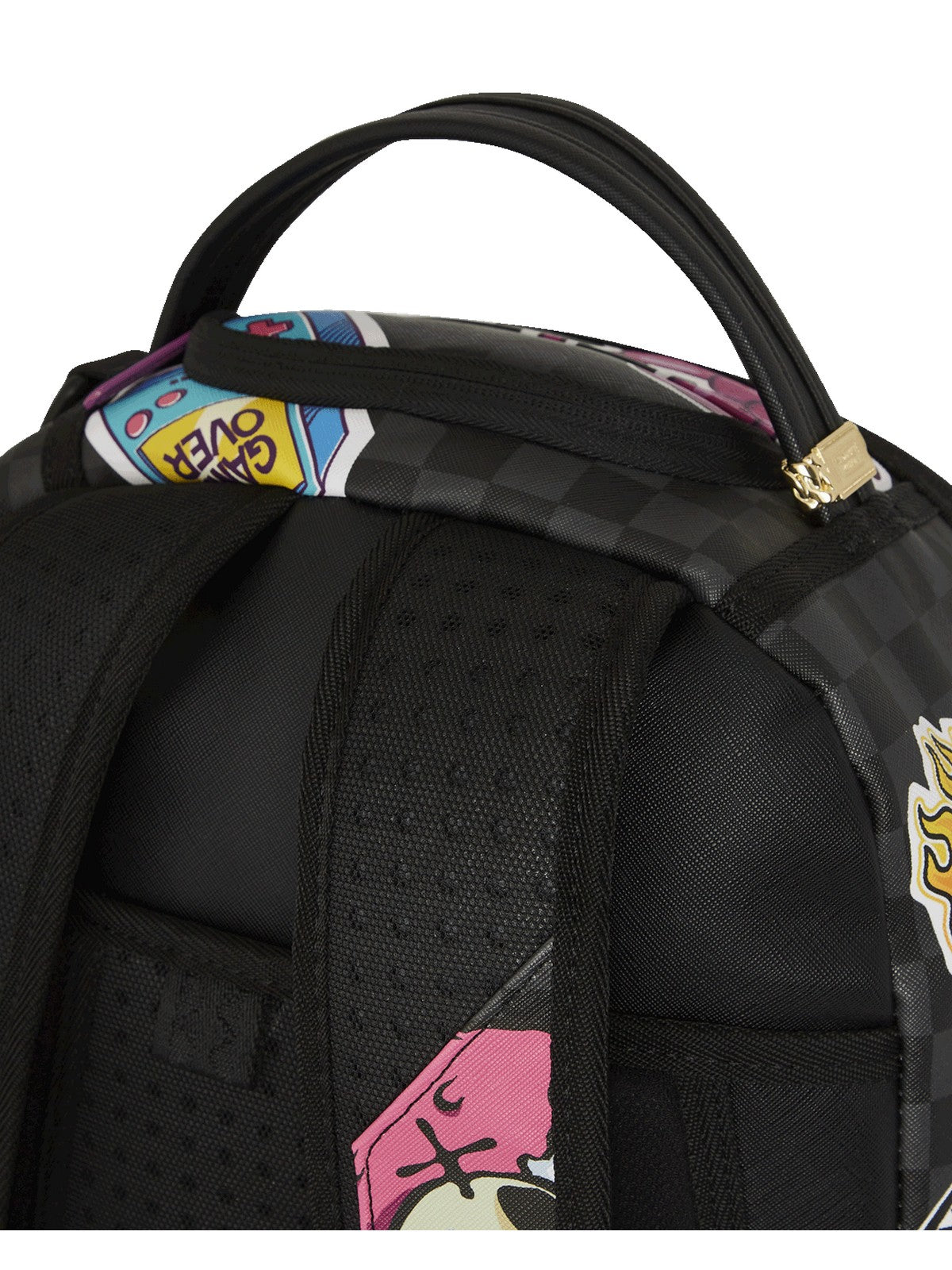 SPRAYGROUND Zaino Uomo LIPS SMACK DOWN DLXSV BACKPACK 910B7581NSZ Nero gioboutiqueweb