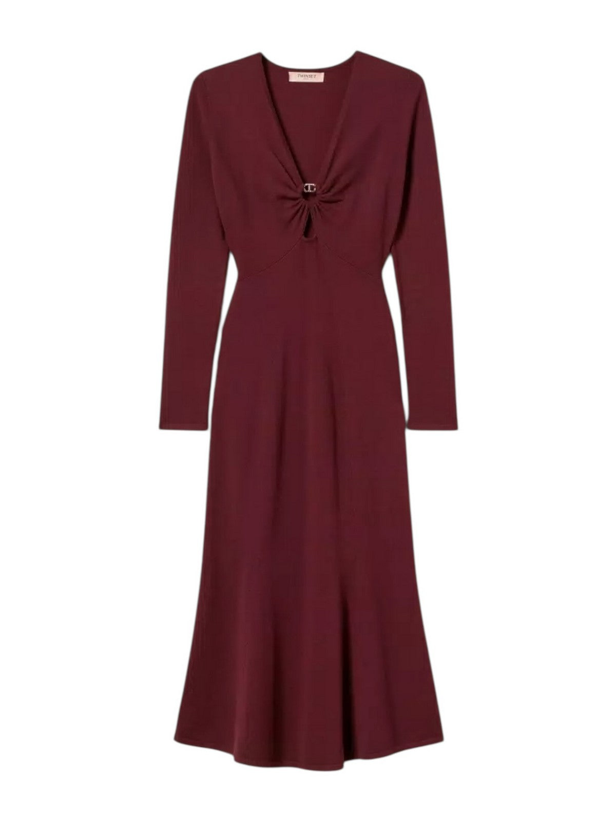 TWINSET Abito Donna MIX VISCOSE NEW FIT 252TP3140 05609 WINETASTING gioboutiqueweb