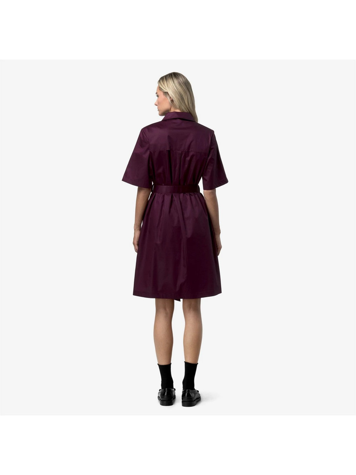 K-WAY Abito Donna NOUAILLE SHINY COTTON K2147IW 345 Violet Mauve Wine
