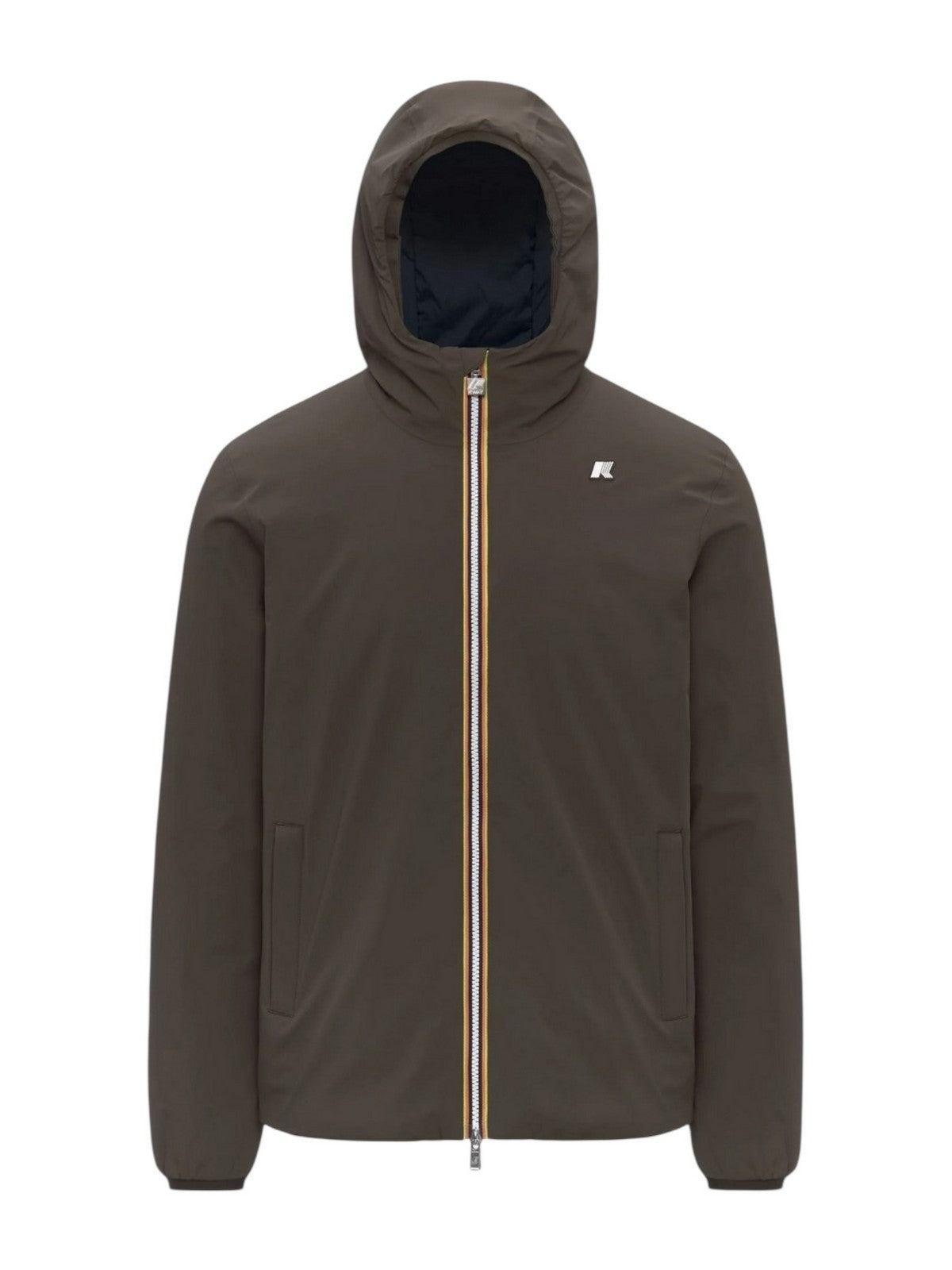 K-WAY Giubbino Uomo JACK ST WARM DOUBLE K6128VW B3A Black Olive - Blue D