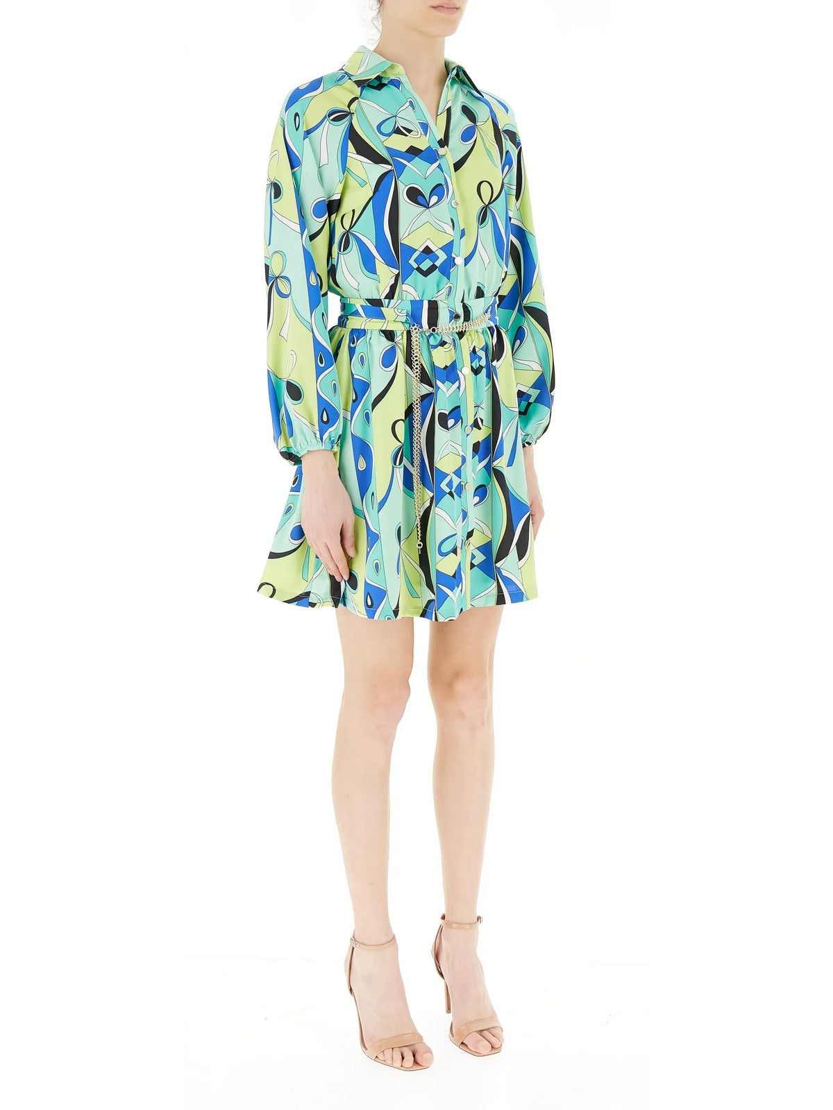 Marciano Woman Dress Slipknot Short Dress 4ggk26 7014a P8dj Verde
