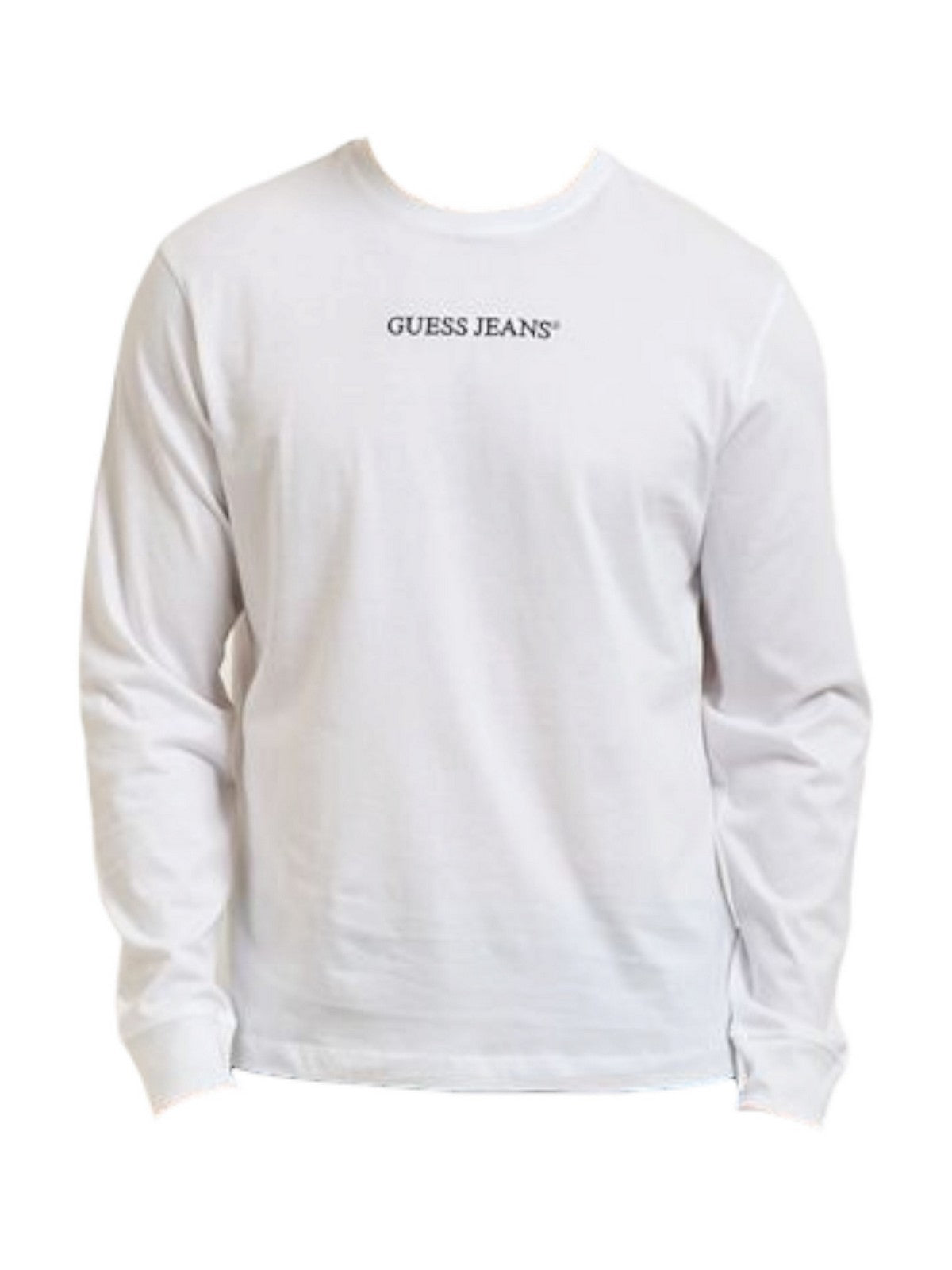 GUESS T-shirt Uomo GJ LS CN REG EMBRO TEE M5RI84 K8HM0 G011 PURE WHITE gioboutiqueweb