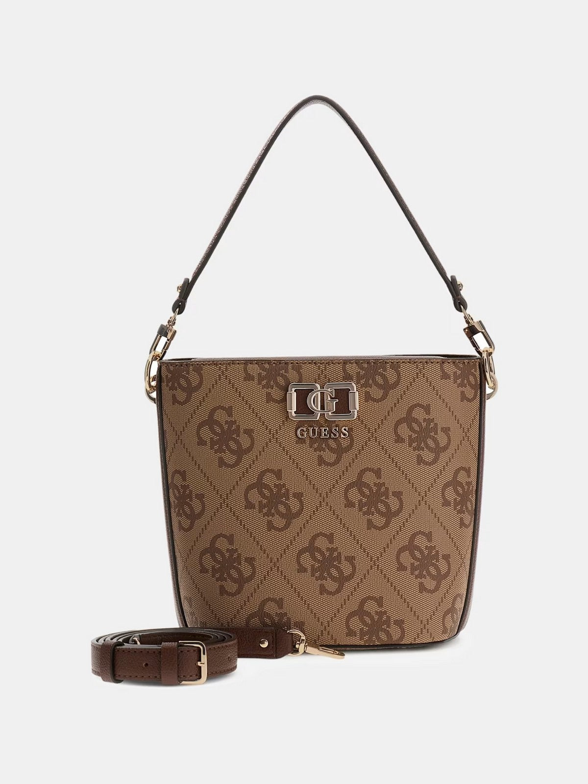 GUESS Borsa Donna KARNILLA LOGO BUCKET HWOS99 01010 LGW LATTE LOGO/BROWN