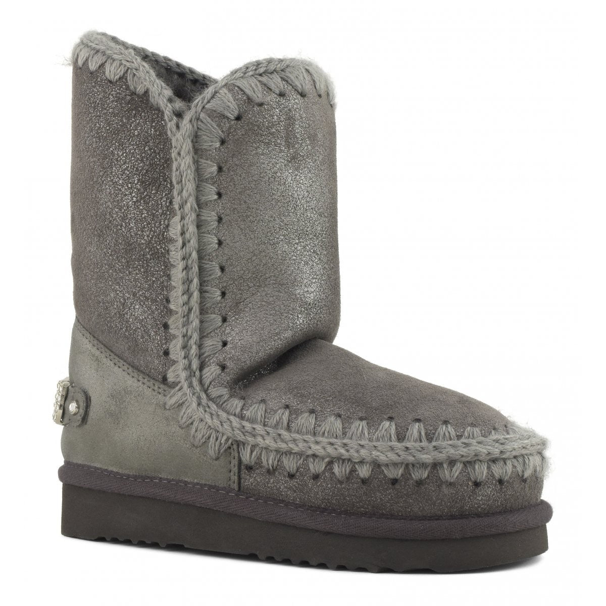 MOU Stivali e Stivaletti Donna Eskimo 24  rhinestones logo MU.FW101037B DUIRO Dust Iron gioboutiqueweb