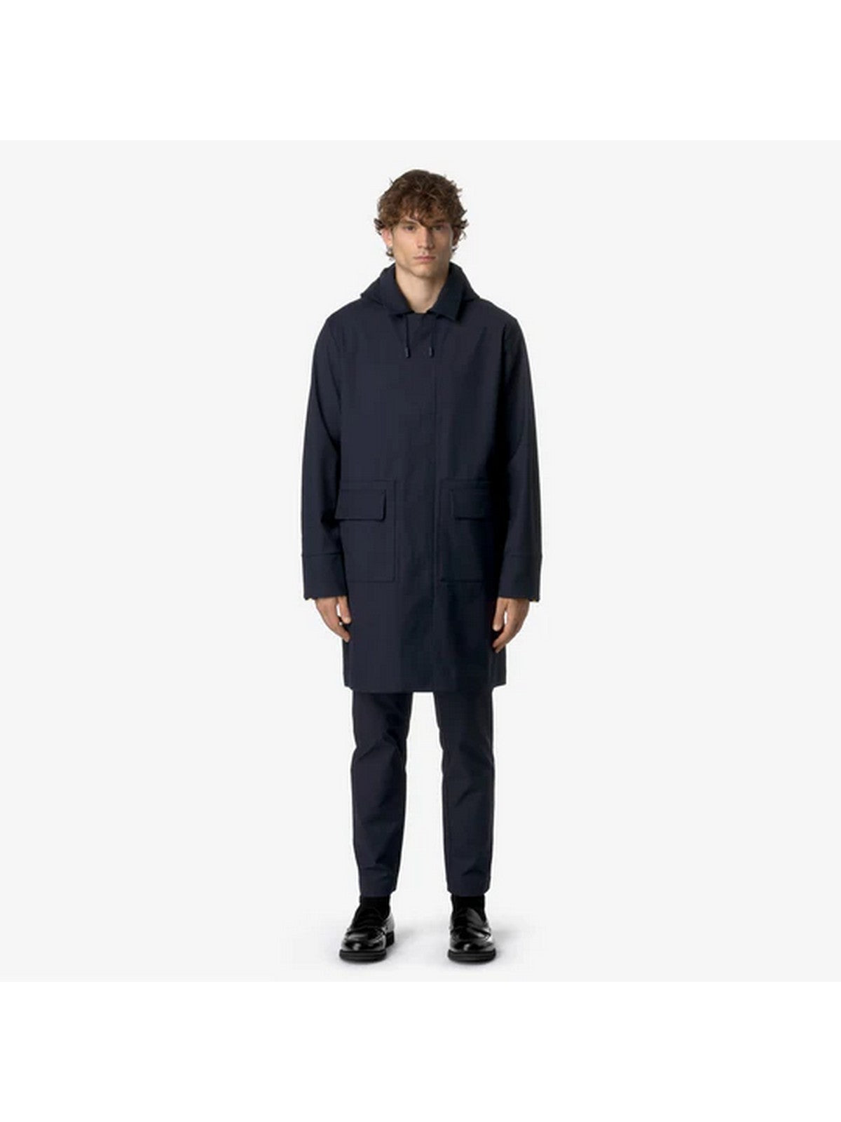 K-WAY Giubbino Uomo POIROL TECH WOOL BLEND K51368W AR0 Blu gioboutiqueweb