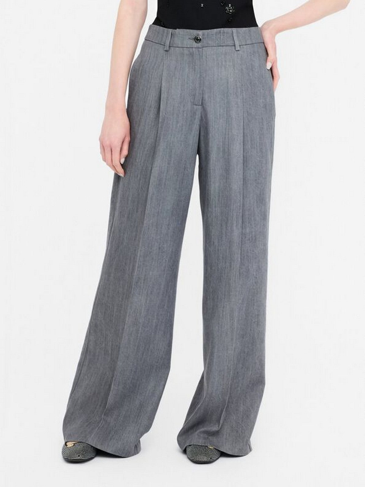 LIU JO BLUE DENIM Pantalone Donna  UF5144D0266 87457 Den.Grey tailoring w