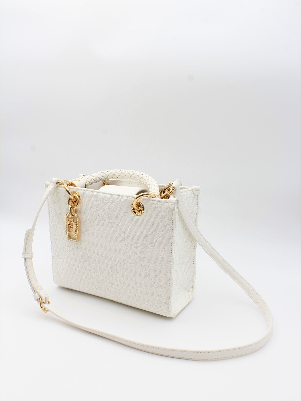 ELISABETTA FRANCHI Borsa Donna  BS13A51E2-360 Avorio gioboutiqueweb