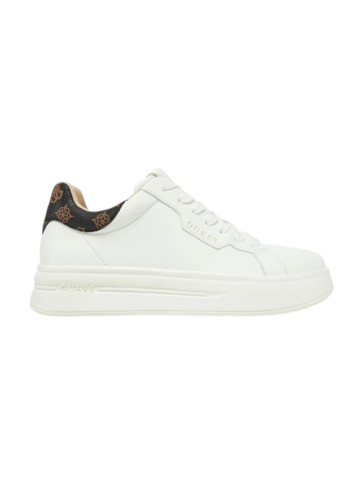 GUESS Sneaker Donna WINNIE FLPWIN FAL12 WHIBR Bianco gioboutiqueweb