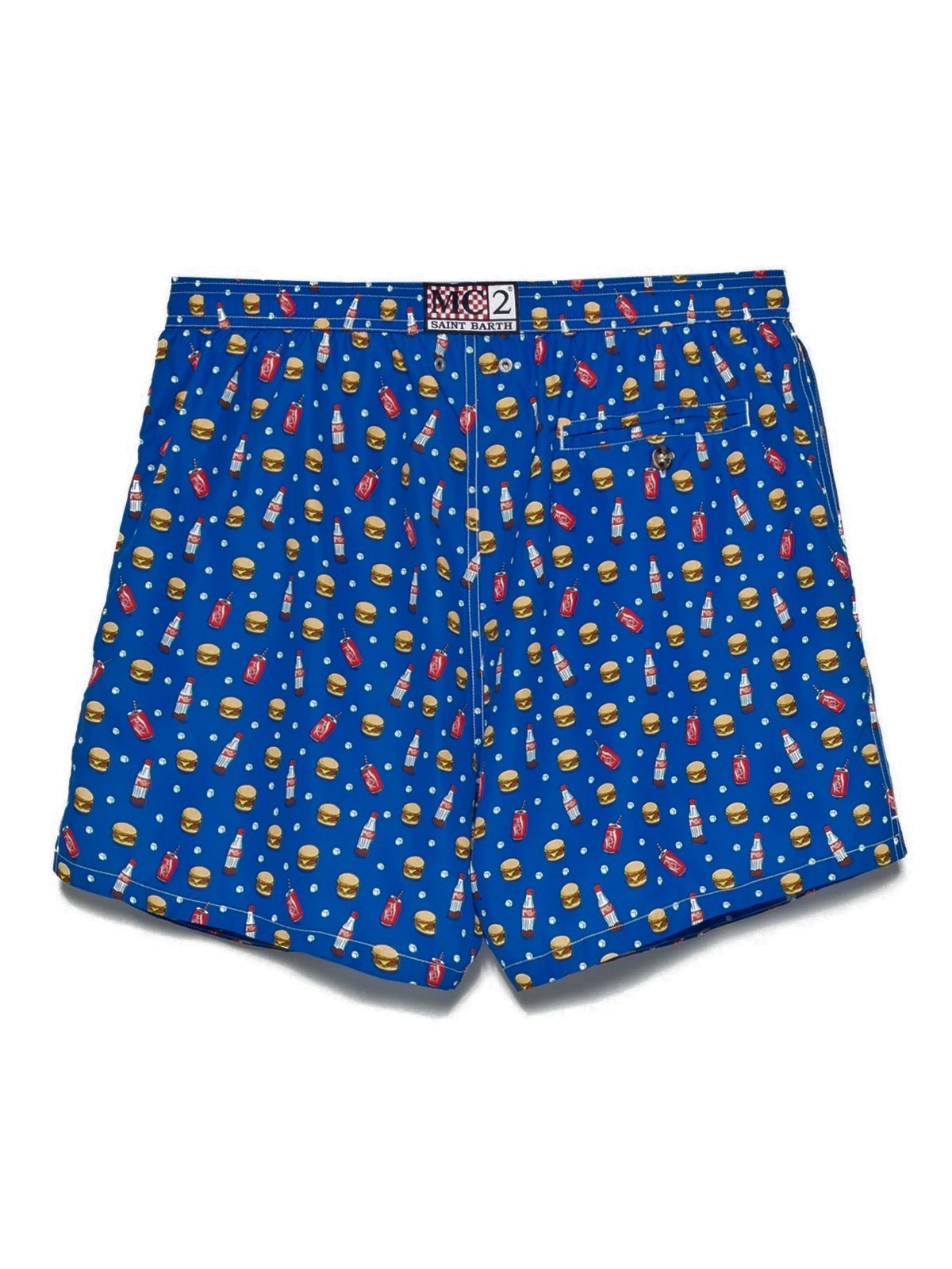 MC2 SAINT BARTH Costume da bagno Uomo  LIGHTING MICRO FANTASY 02611L HAMBURGER AND COLA 61