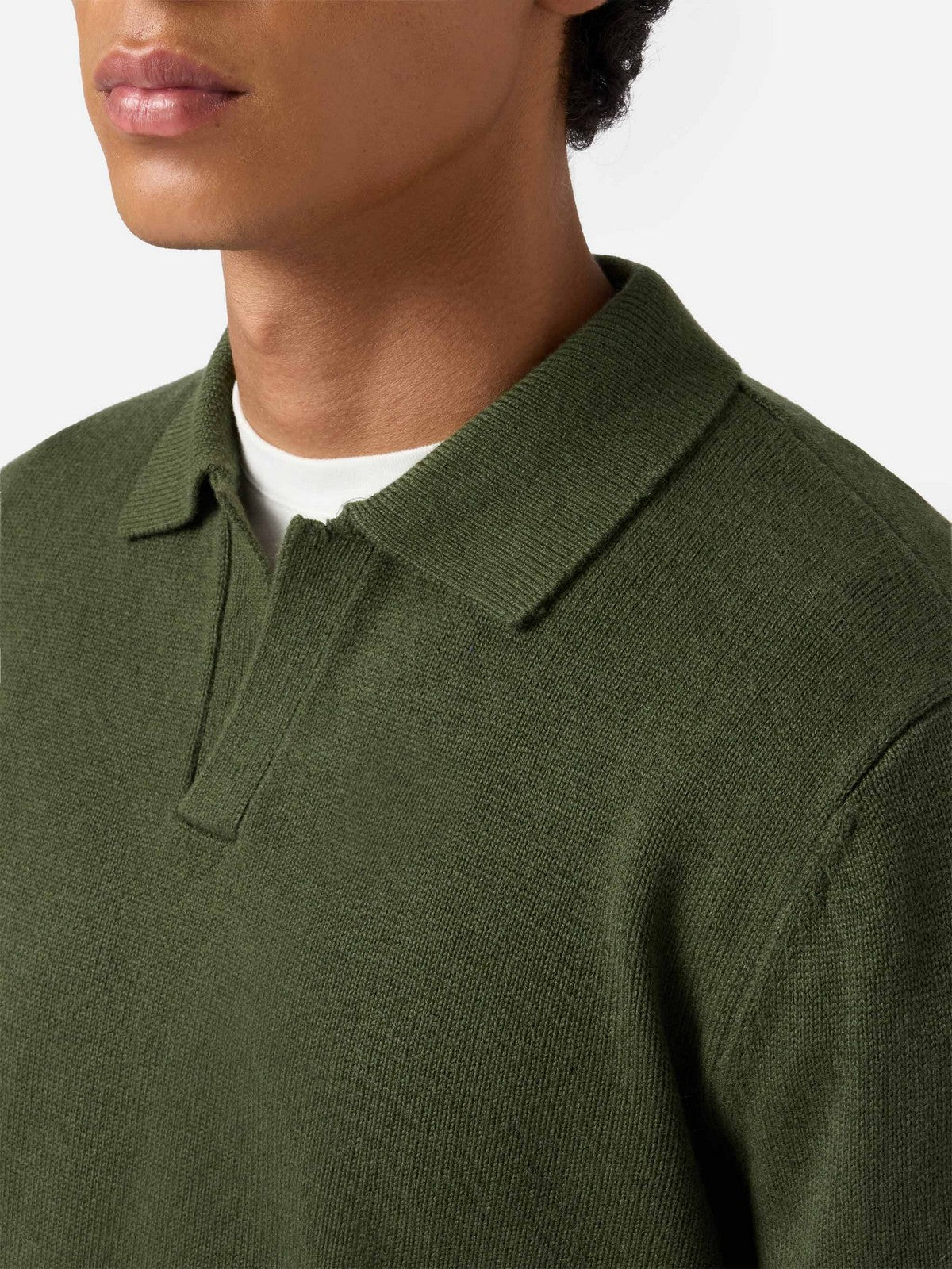 MC2 SAINT BARTH Polo Uomo  COVENT MERINOCASH 00011I 52 MILITARY