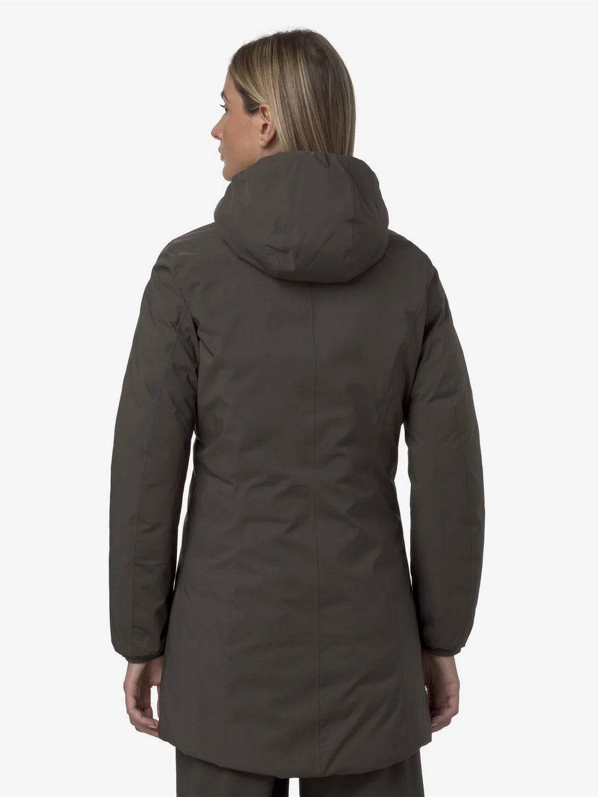 K-WAY Giubbino Donna DENISE ST THERMO DOUBLE K8134CW B42 Black Olive - Green gioboutiqueweb