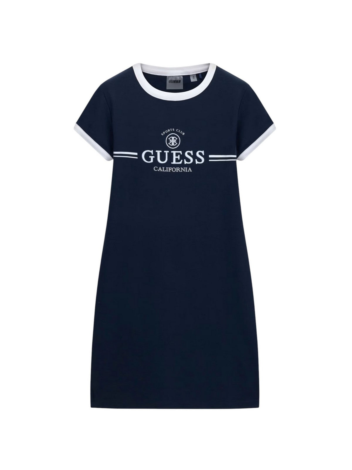 GUESS SPORT Abito Donna MILA SS SHORT DRESS V6GK05 K2988 A71W DARING OCEAN