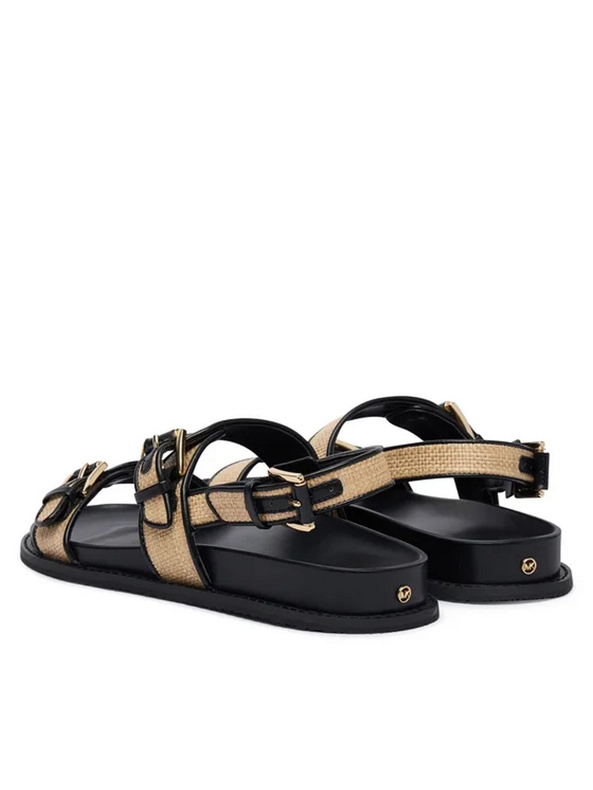 MICHAEL KORS Sandalo Donna NIA FLAT SANDAL 40S6NIFS1D 001 BLACK gioboutiqueweb