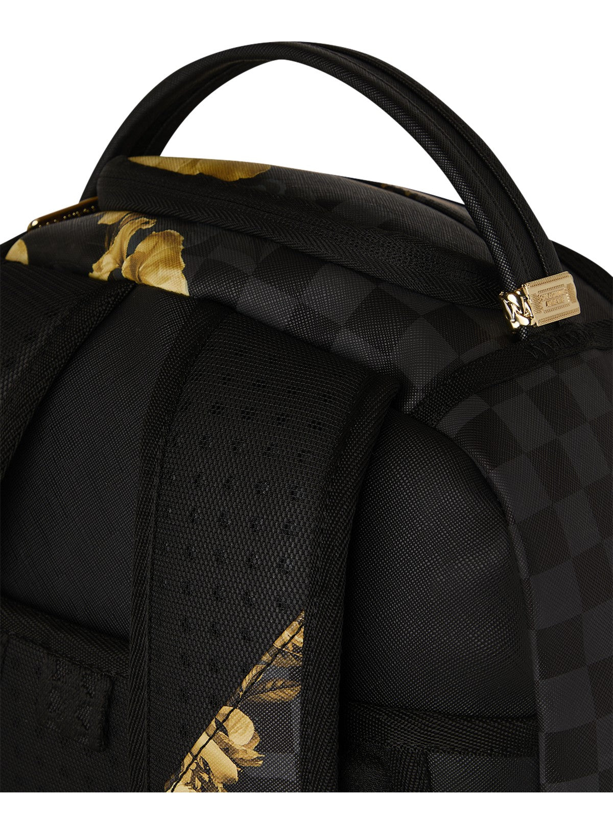 SPRAYGROUND Zaino Unisex adulto GOLD FLORAL REMIX DLXSV BACKPACK 910B8683NSZ Nero gioboutiqueweb