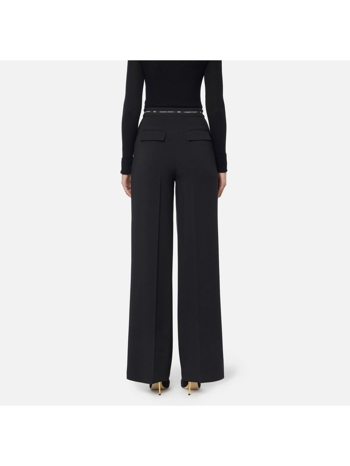 ELISABETTA FRANCHI Pantalone Donna  PA10356E2 110 Nero gioboutiqueweb