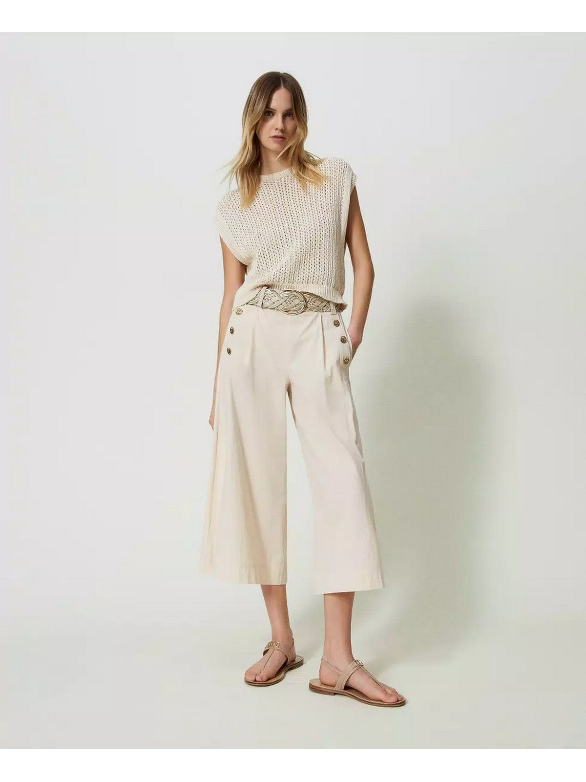 TWINSET Pantalone Donna  241TT2053 07222 Rosa gioboutiqueweb