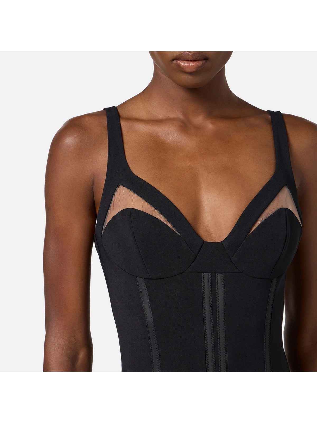 ELISABETTA FRANCHI Abito Donna  AB80256E2 110 Nero gioboutiqueweb