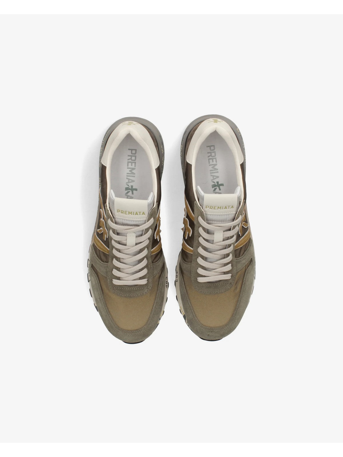 PREMIATA Sneaker Uomo  LANDER VAR 8009 BROWN gioboutiqueweb
