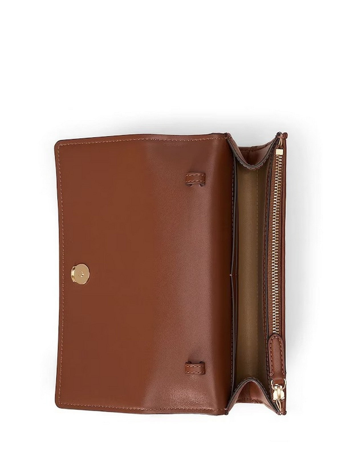 LAUREN RALPH LAUREN Portafoglio Donna ADAIR II-WALLET ON A CHAIN-LARGE 432P10517 001 NATURAL/LAUREN TAN gioboutiqueweb