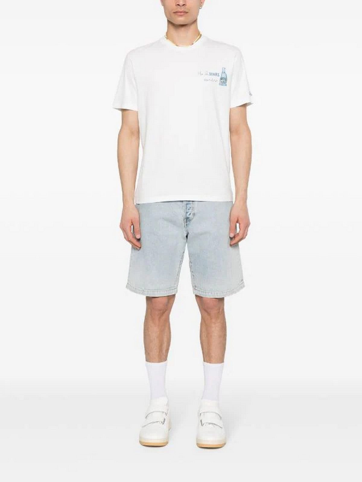 MC2 SAINT BARTH T-Shirt e Polo Uomo  TSHIRT MAN 03798F Bianco gioboutiqueweb