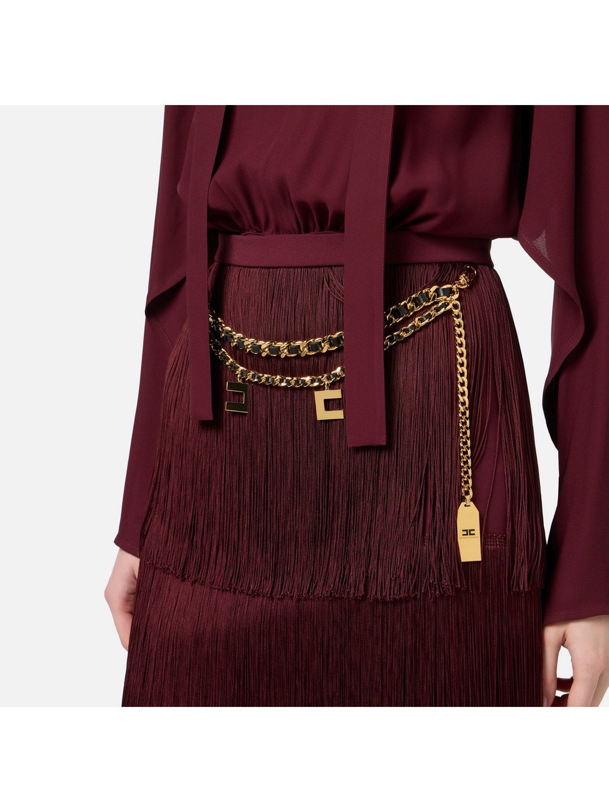 ELISABETTA FRANCHI Abito Donna  AB65446E2 CG3 Rosso gioboutiqueweb