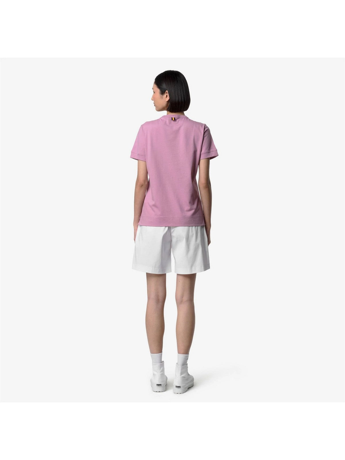 K-WAY T-shirt Donna EMEL JERSEY K2122UW H41 VIOLET GLICINE gioboutiqueweb