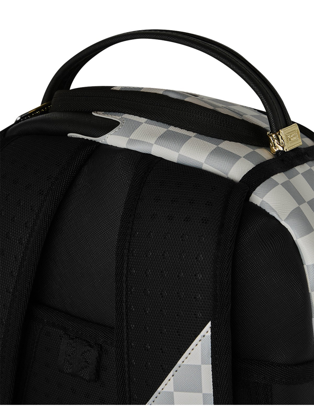 SPRAYGROUND Zaino Unisex adulto CREAM CHECK UNFINISHED SHARK DLXSV BACKPACK 910B8758NSZ Nero