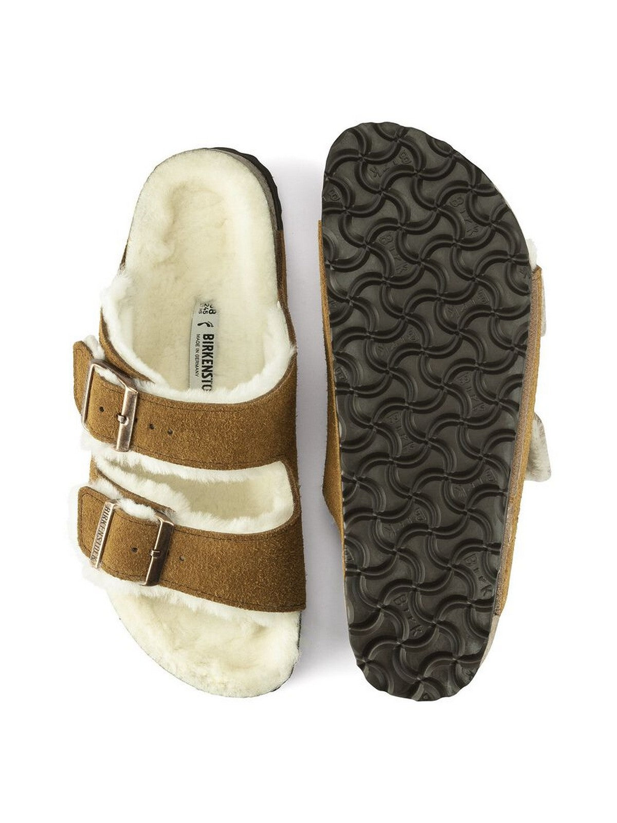 BIRKENSTOCK Ciabatta Donna Arizona shearling 1001135 Beige gioboutiqueweb