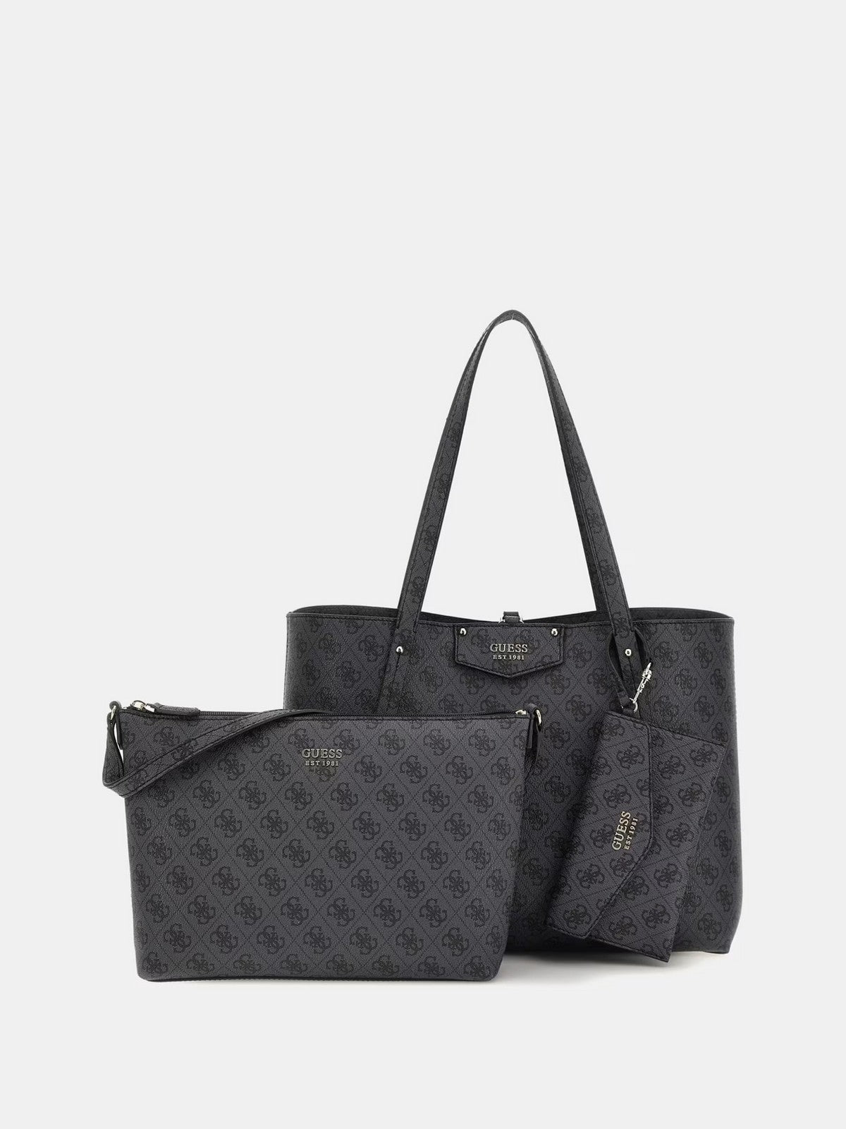 GUESS Borsa Donna Eco Elements Grlfrnd HWEBG8 39023 CLO Grigio gioboutiqueweb