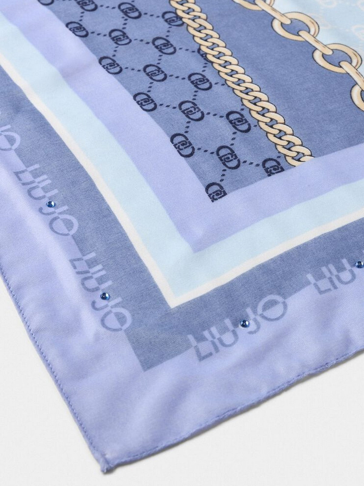 LIU JO SOFT Foulard Donna  2F5067T0300 74015 LIGHT DENIM gioboutiqueweb