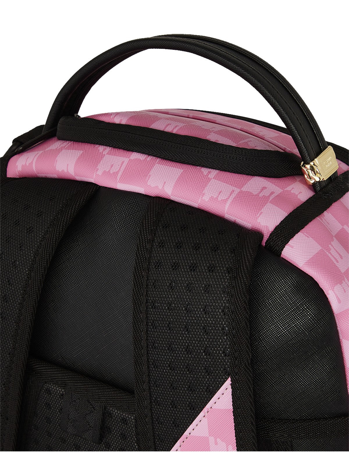 SPRAYGROUND Zaino Uomo PINK AND BLACK DRIP CHECK DLXSV BACKPACK 910B7694NSZ ROSA