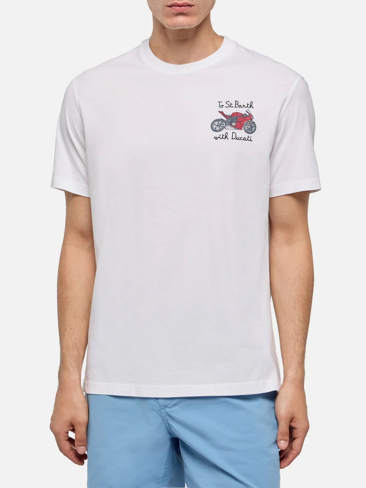 MC2 SAINT BARTH T-shirt Uomo  TSHIRT MAN 05712H DUCATI A SB 01N EMB gioboutiqueweb