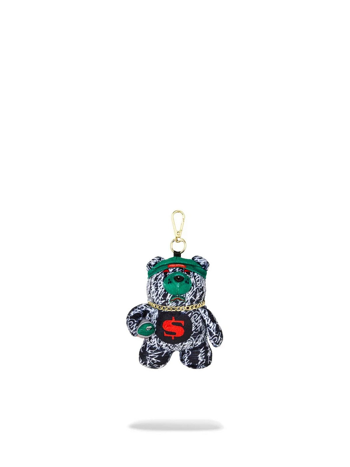 SPRAYGROUND Portachiavi Uomo NIGHT NIGHT BEAR KEYCHAIN 910K0606NSZ Nero gioboutiqueweb