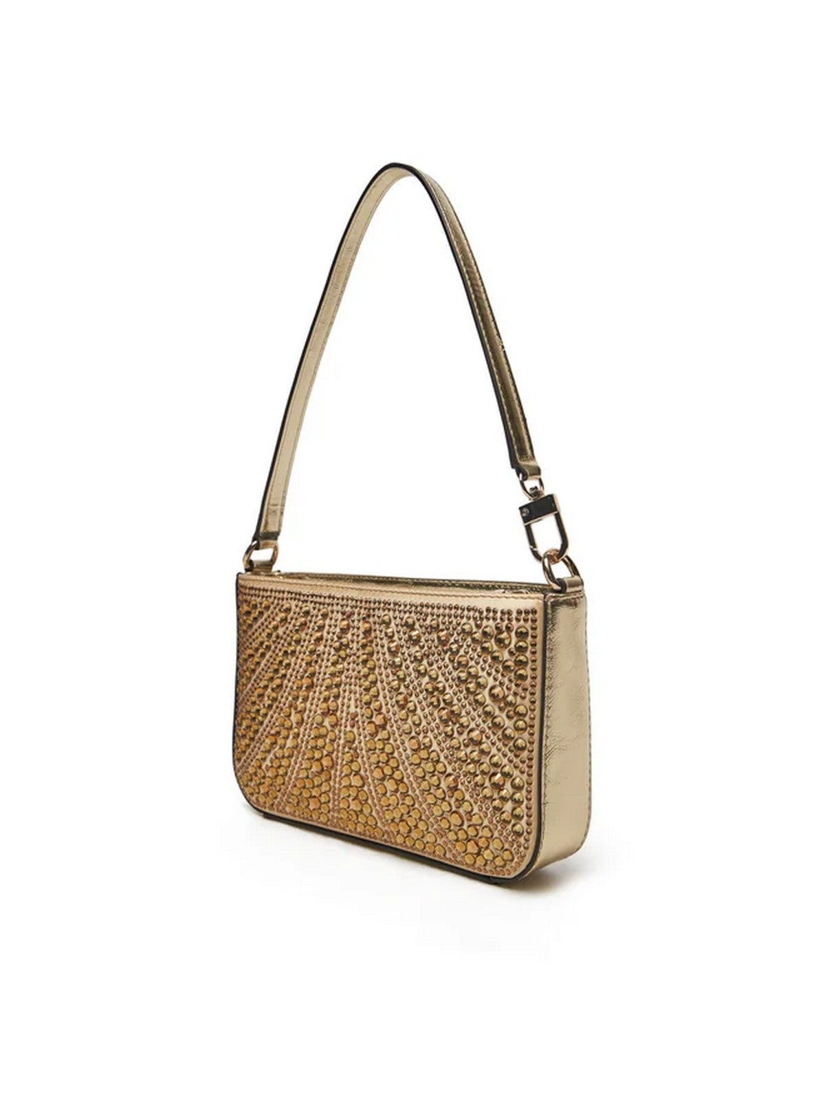GUESS Borsa Donna BEAUVOIR MINI TOP ZIP SHDR BAG HWXG95 28720 GOL Oro gioboutiqueweb