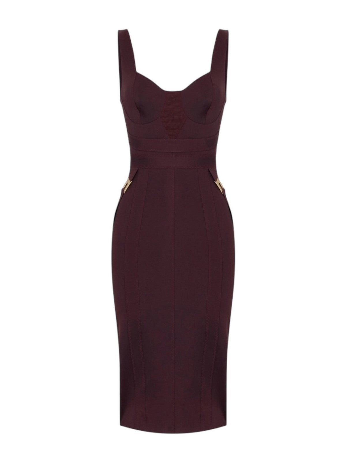 ELISABETTA FRANCHI Abito Donna  AB81056E2 EA4 MERLOT gioboutiqueweb