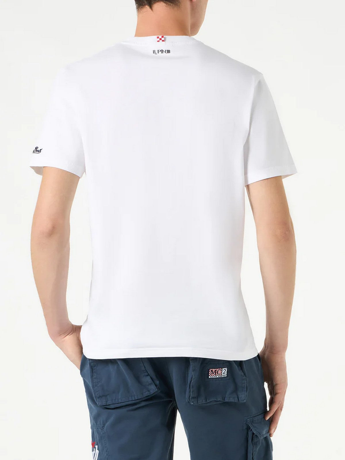T-shirt MC2 Saint Barth i Polo Man Tshirt Man 03473f White