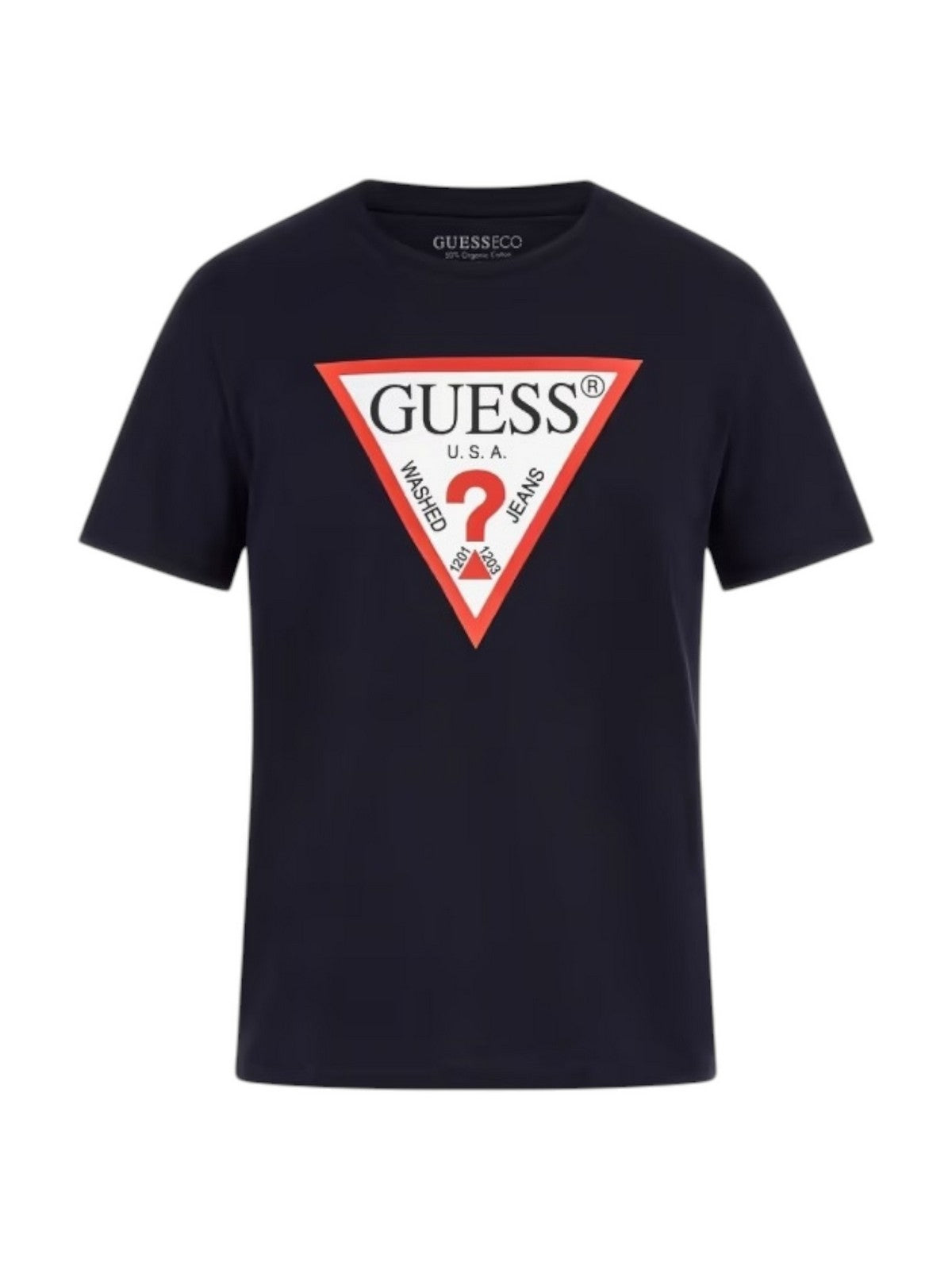 GUESS T-shirt Uomo CN SS ORIGINAL LOGO TEE M2YI71 I3Z14 G7V2 SMART BLUE
