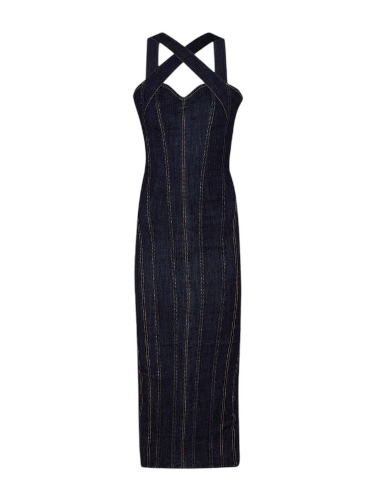 LIU JO BLUE DENIM Abito Donna  UF4156D4925 77000 Blu gioboutiqueweb