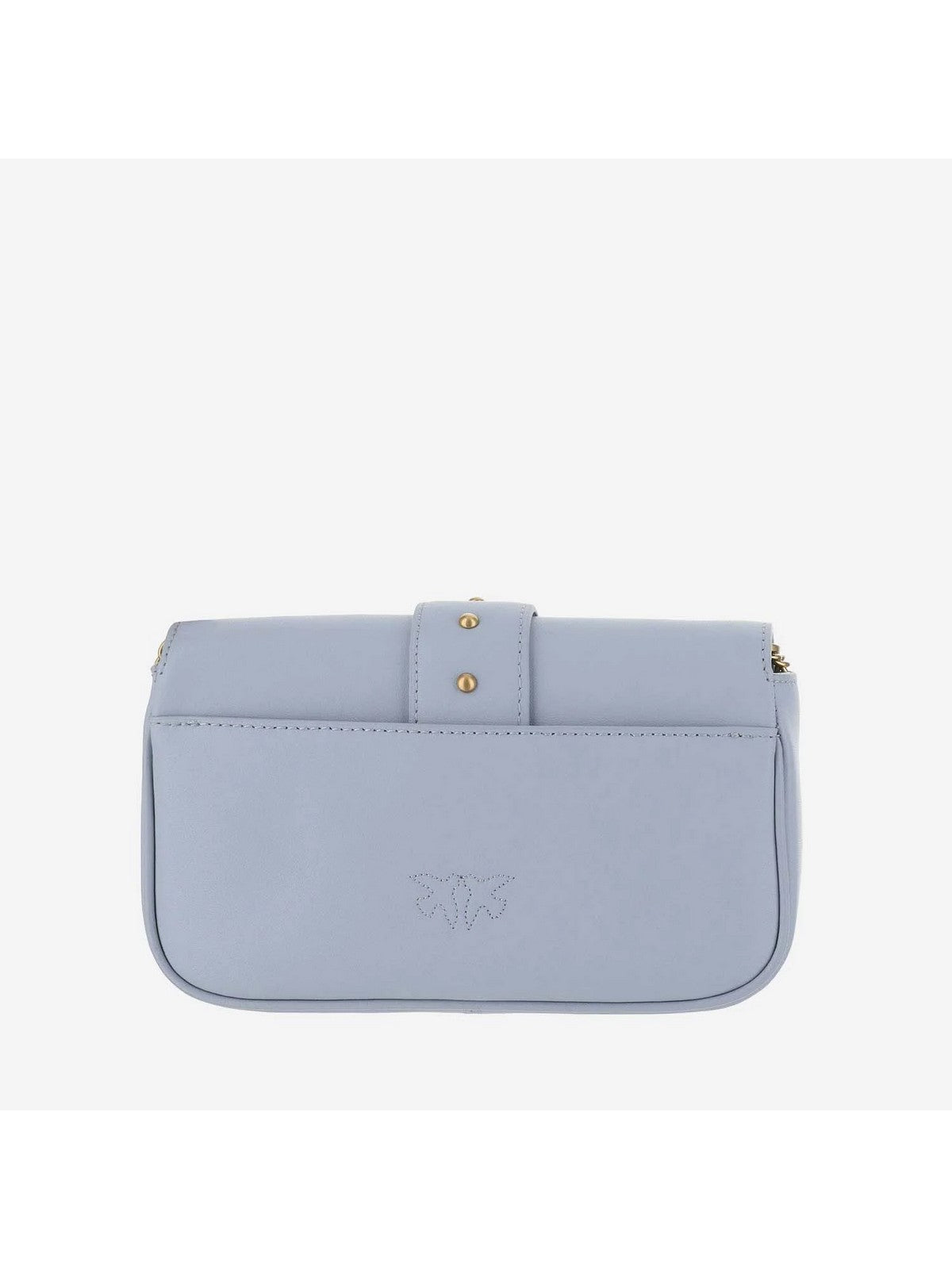 PINKO Borsa Donna Love One Pocket C Vitello Seta 100061-A0F1 E57Q Blu gioboutiqueweb
