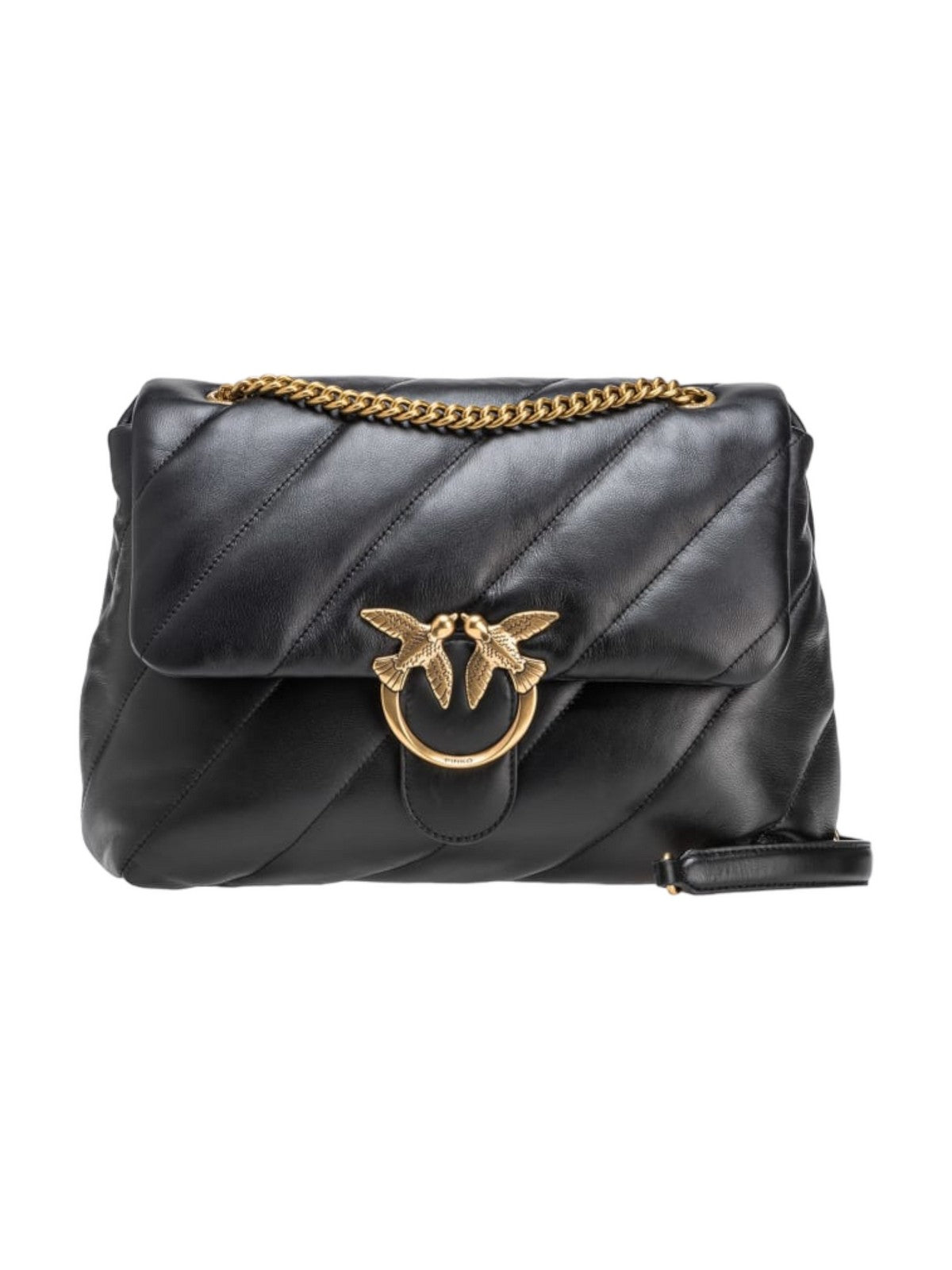 PINKO Borsa Donna Love big puff 100037-A0F2 Z99Q BLACK gioboutiqueweb