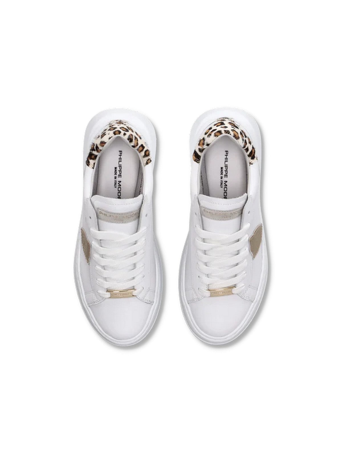 Philippe Model Sneaker Woman Tres Temple Low Woman Bjld Va01 White