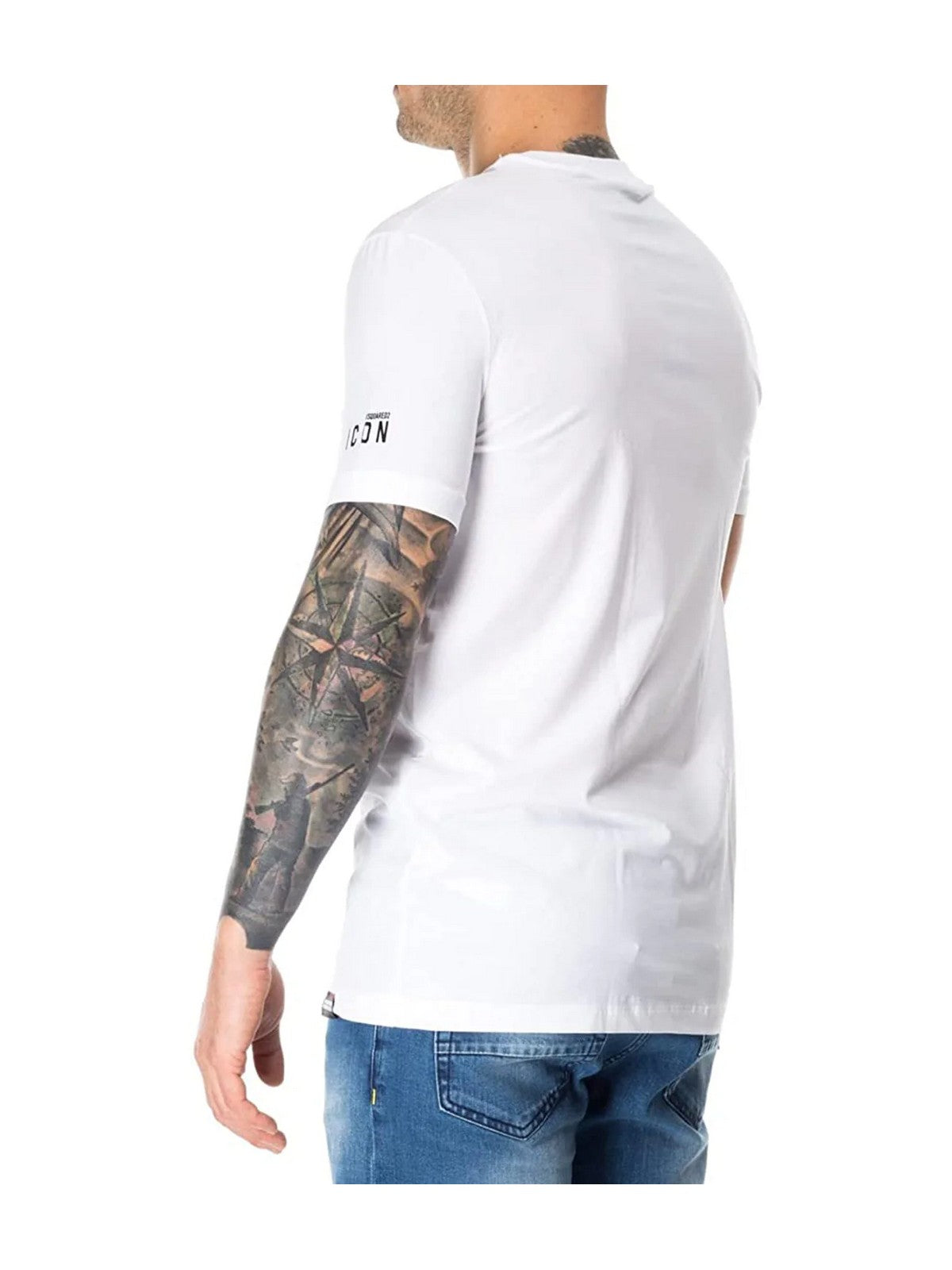 Dsquared2 T-Shirts und Männerstange D9M20447 100 Weiß