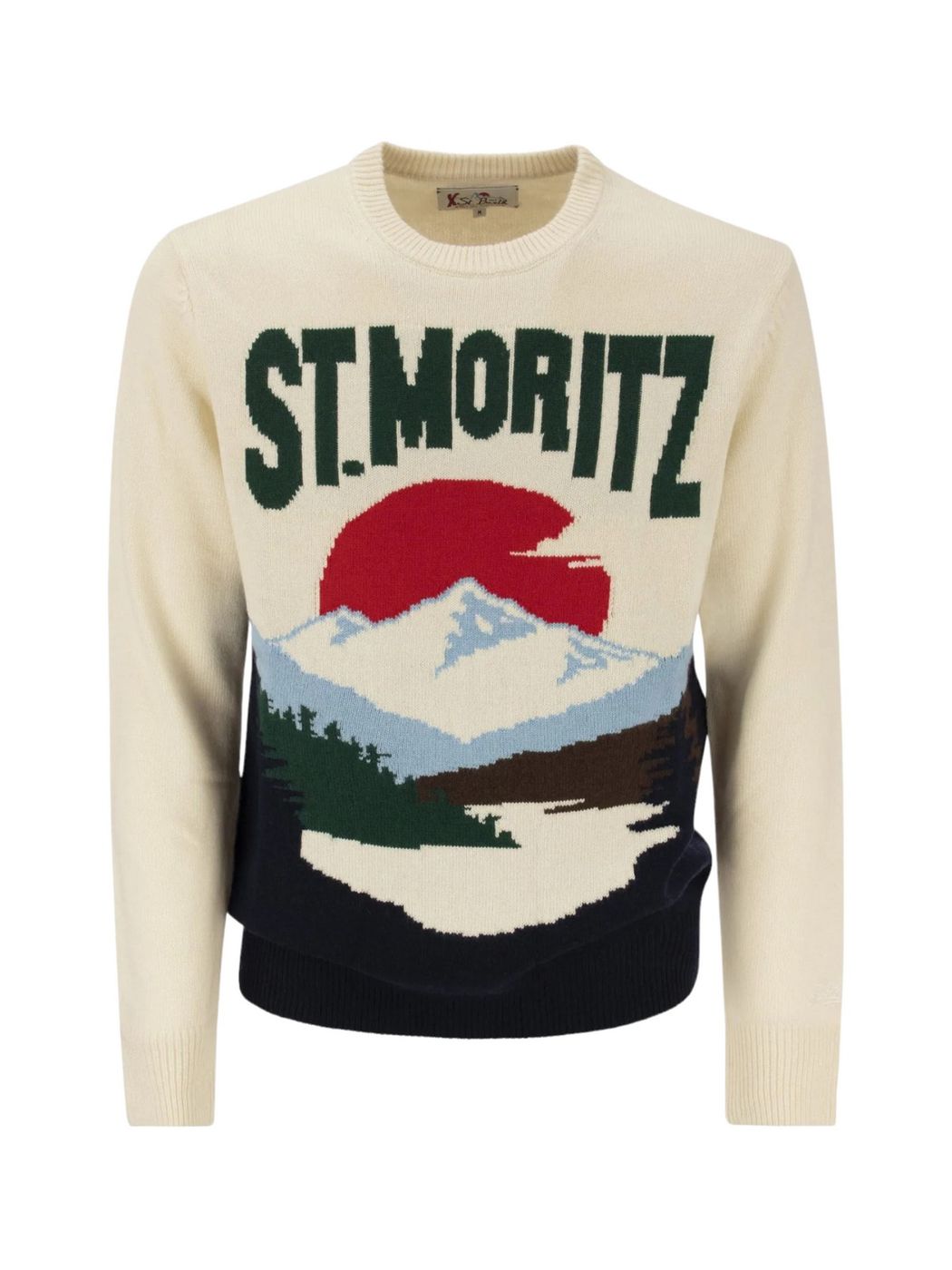 MC2 SAINT BARTH Maglione Uomo  HERON 00020C Bianco gioboutiqueweb