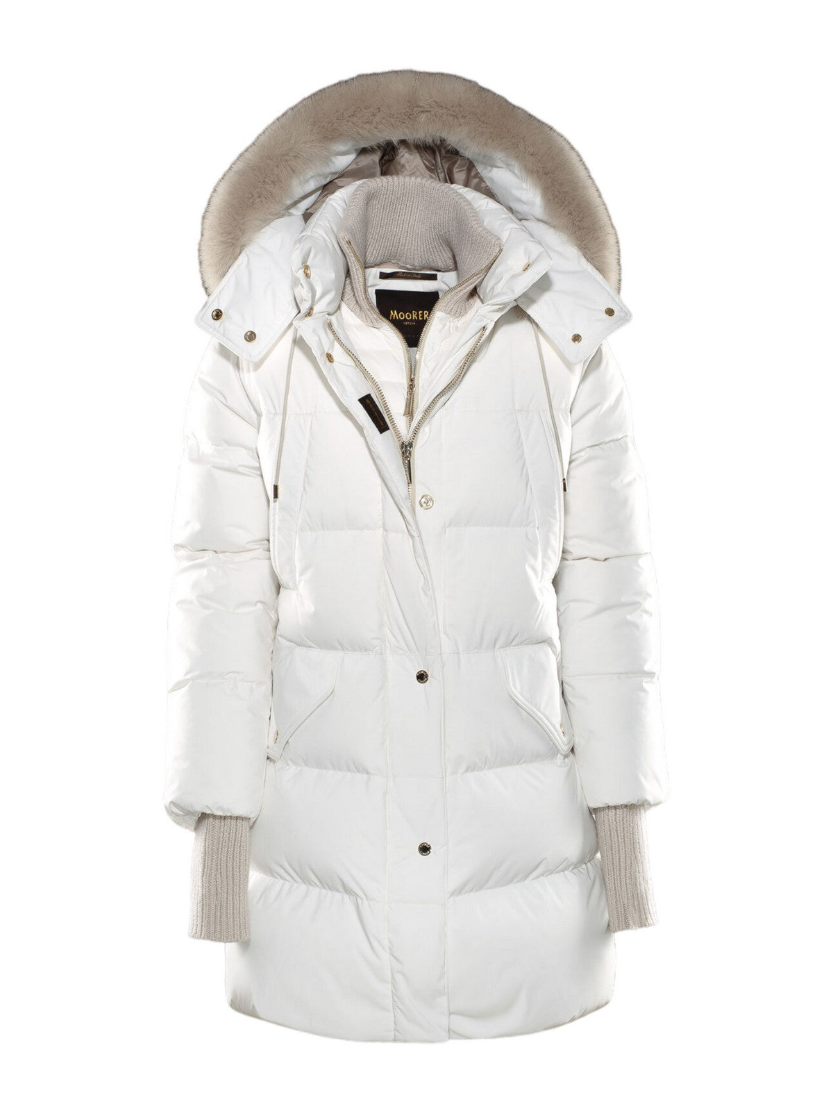 MOORER Piumino Donna Talassa-stp MODGI300008 TEPA023 U0111 Bianco