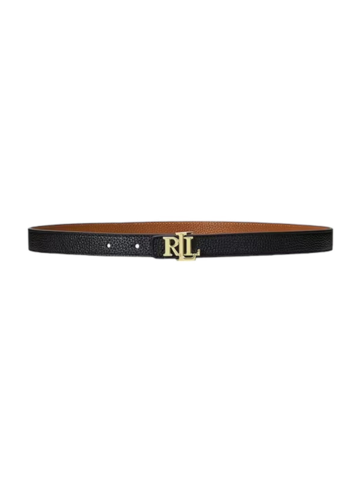 LAUREN RALPH LAUREN Cintura Donna  412912038 001 BLACK/LAUREN TAN gioboutiqueweb